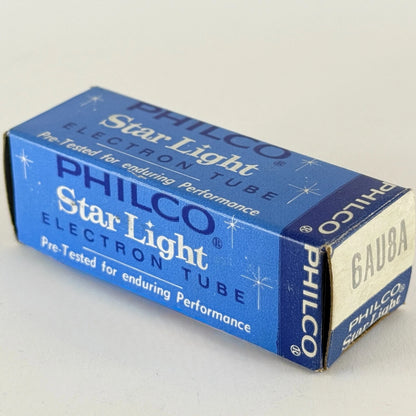 (1) Tested Philco Starlight 6AU8A Tube with Box Date Code 67-09 Triode Pentode