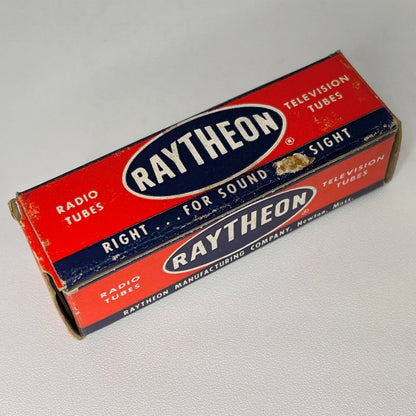 (1) Tested Raytheon 6J6 Tube with Box Date Code 626 Medium Mu Twin Triode Tube