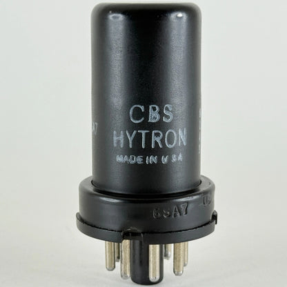 (1) Tested Very Strong CBS Hytron 6SA7 Tube with Box Date Code 5263 Pentagrid