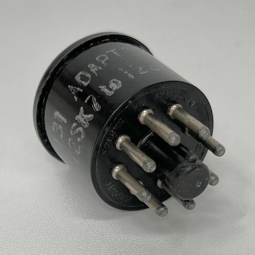 Vintage Adaptol No. 131 Tube Socket Adapter Convert 12SK7 Tube to 12SA7 Tube (d)