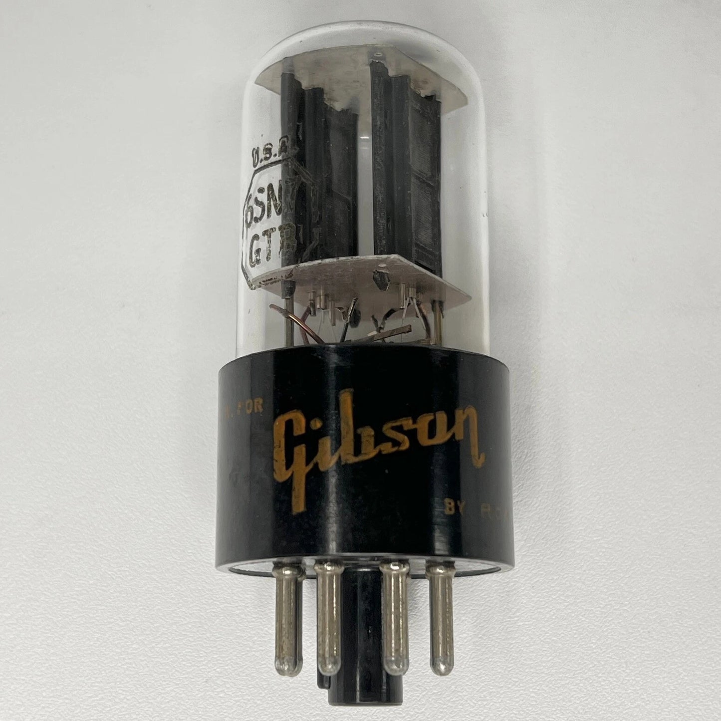 (1) Tested 1960 Gibson by RCA 6SN7GTB Tube Black Plates Code 60-22 RCA 6SN7GT