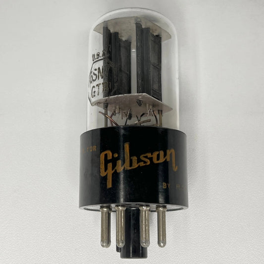 (1) Tested 1960 Gibson by RCA 6SN7GTB Tube Black Plates Code 60-22 RCA 6SN7GT