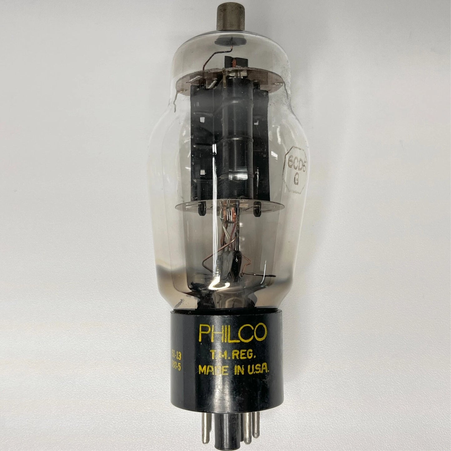 (1) Tested 1951 Philco 6CD6G Tube Code 51-13 GE EIA Code 6CD6 G Coke Bottle Tube