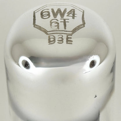 (1) Tested Sylvania 6W4GT Tube Date Code 352 Sylvania Green Logo 6W4 GT Tube