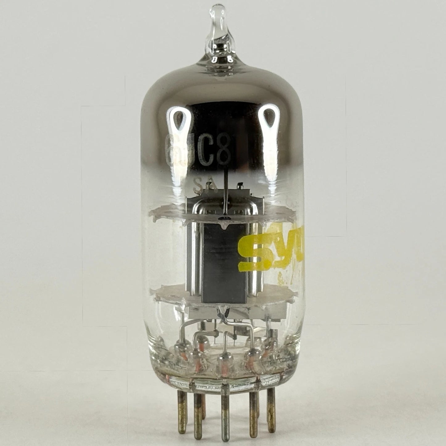 (1) Tested Sylvania 6JC8 Tube with Box Date Code NR EDF Triode Pentode Tube