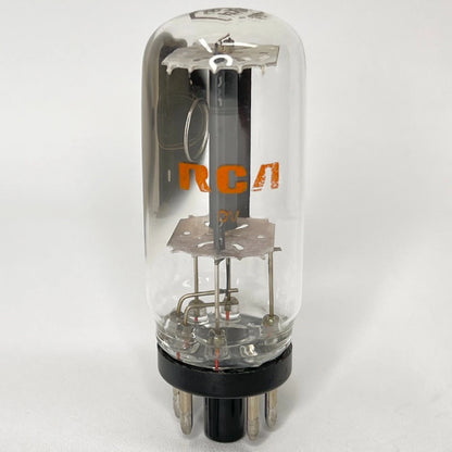 (1) Tested RCA 6AX4GTB Tube Date Code DV Coin Base RCA 6AX4 GTB Rectifier Tube