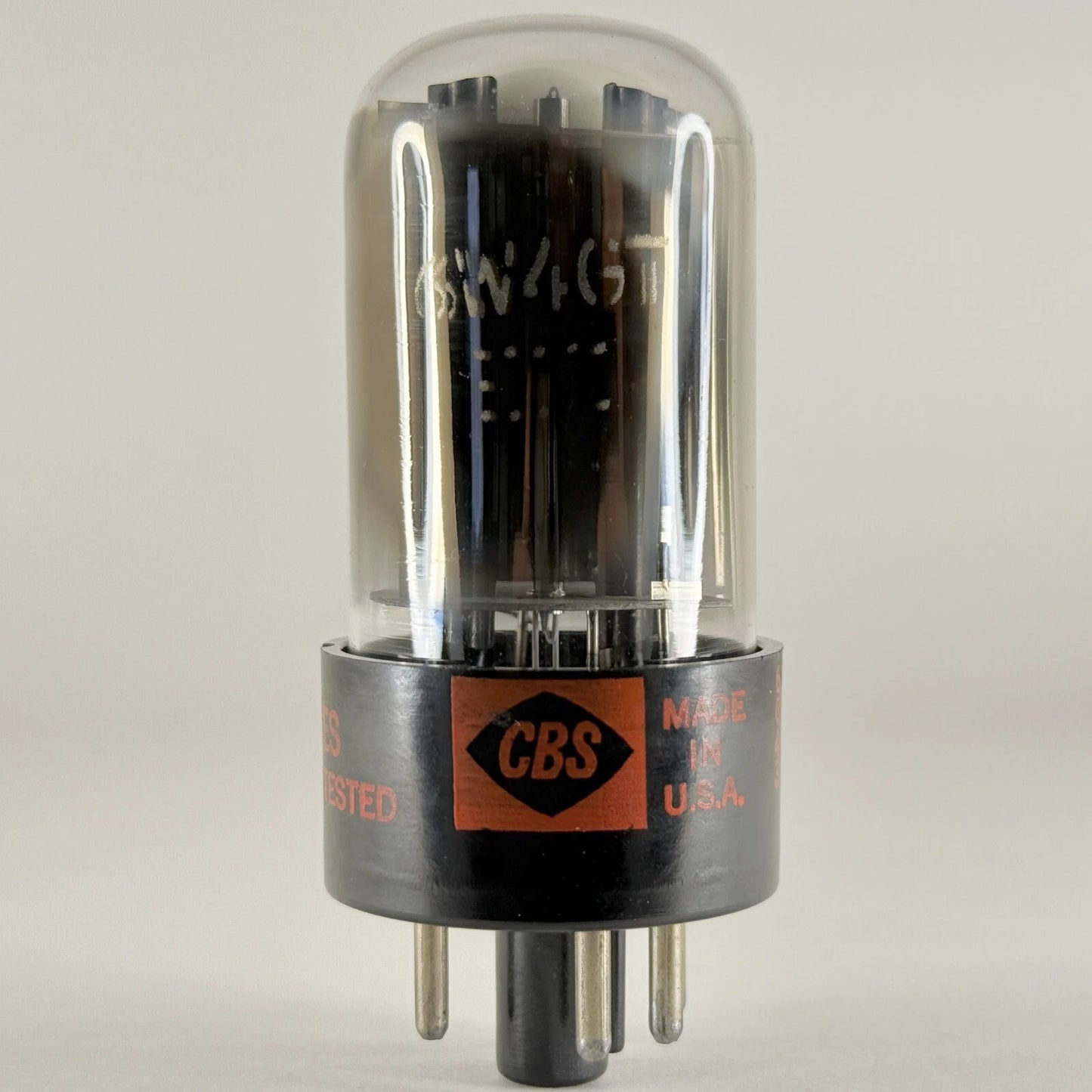 (1) Tested CBS 6W4GT Tube Date Code 6043 CBS 6W4 GT Half Wave Rectifier (a)