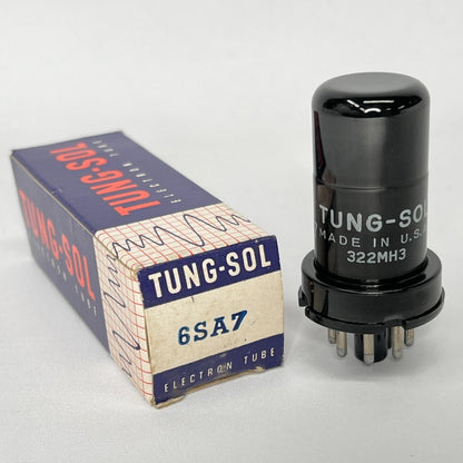 (1) Tested Tung-Sol 6SA7 Tube with Box Date Code MH3 Pentagrid Converter (a)
