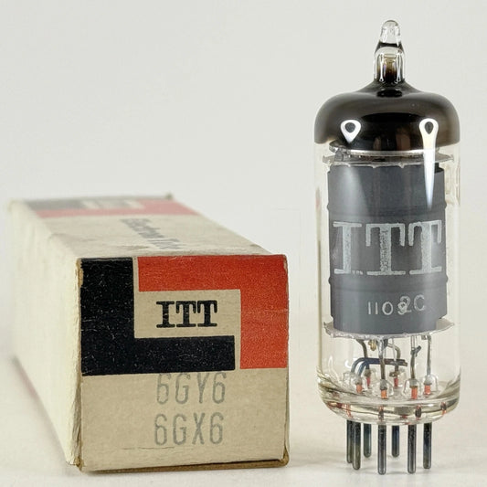 (1) Tested ITT 6GY6 6GX6 Tube with Box Made in Japan Date Code 2C Pentode Tube
