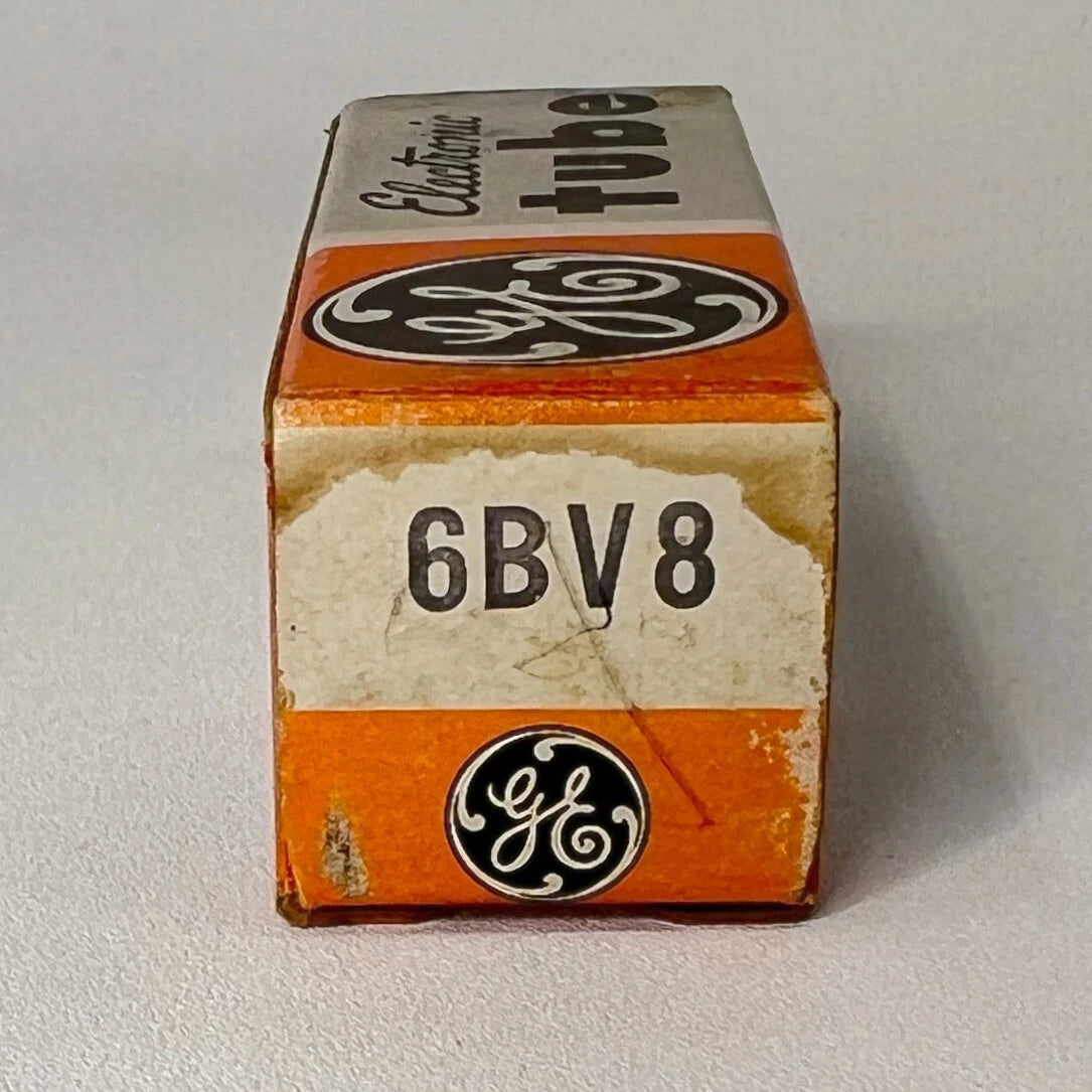 (1) Tested GE 6BV8 Tube with Box Date Code SW General Electric 6BV8 Twin Diode