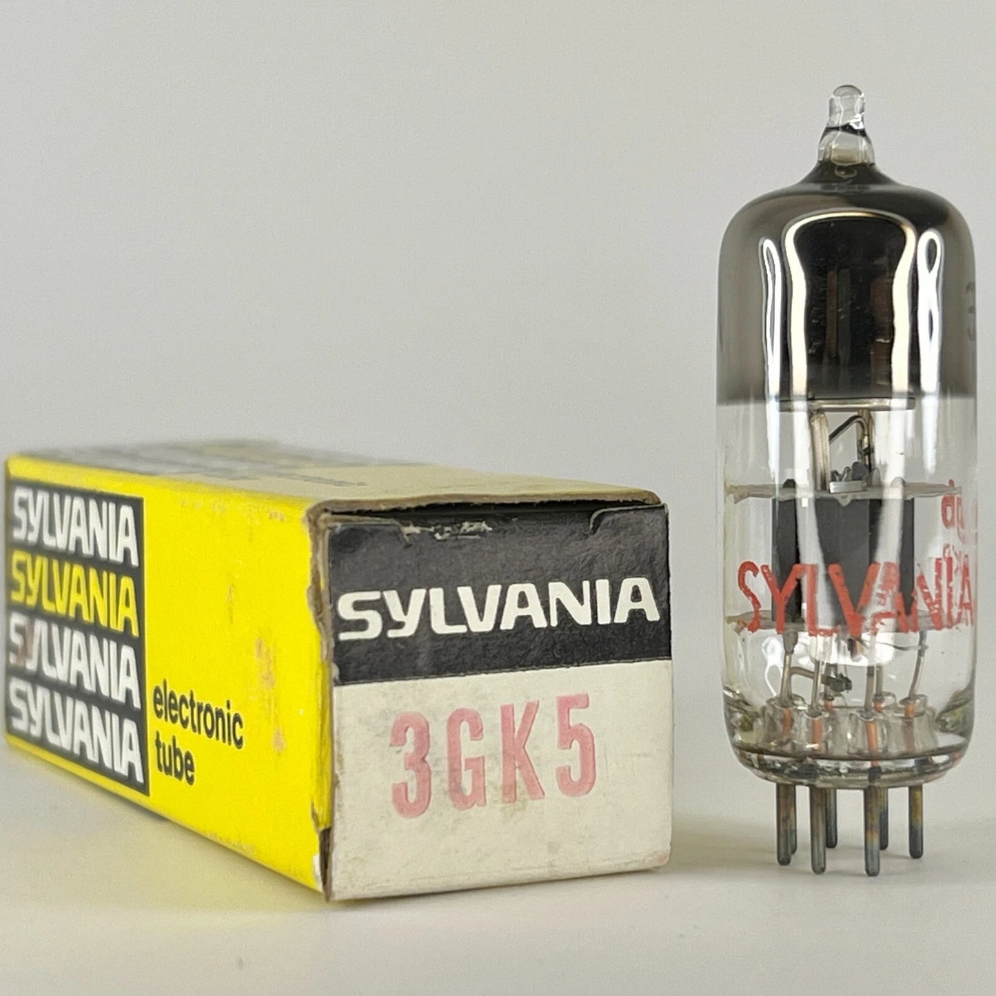 (1) Tested Sylvania 3GK5 Tube with Box Date Code gb AKP High Mu Triode Tube