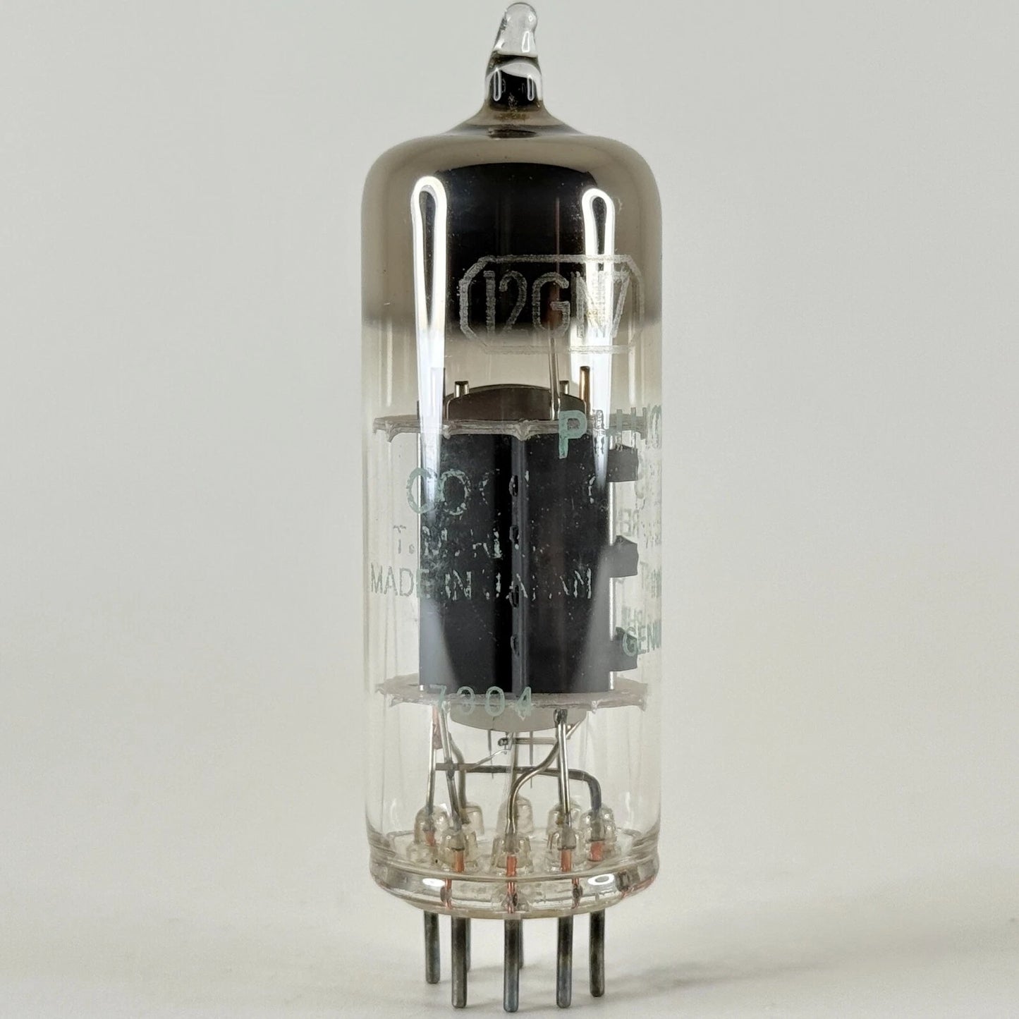 (1) Tested Philco 12GN7 Tube Date Code 7304 Cool Chassis Cutoff Pentode Tube