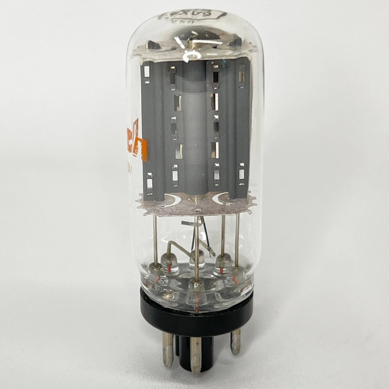 (1) Tested RCA 6AX4GTB Tube Date Code DV Coin Base RCA 6AX4 GTB Rectifier Tube