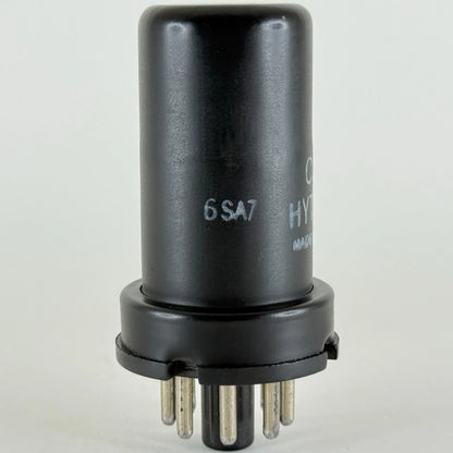 (1) Tested Very Strong CBS Hytron 6SA7 Tube with Box Date Code 5263 Pentagrid