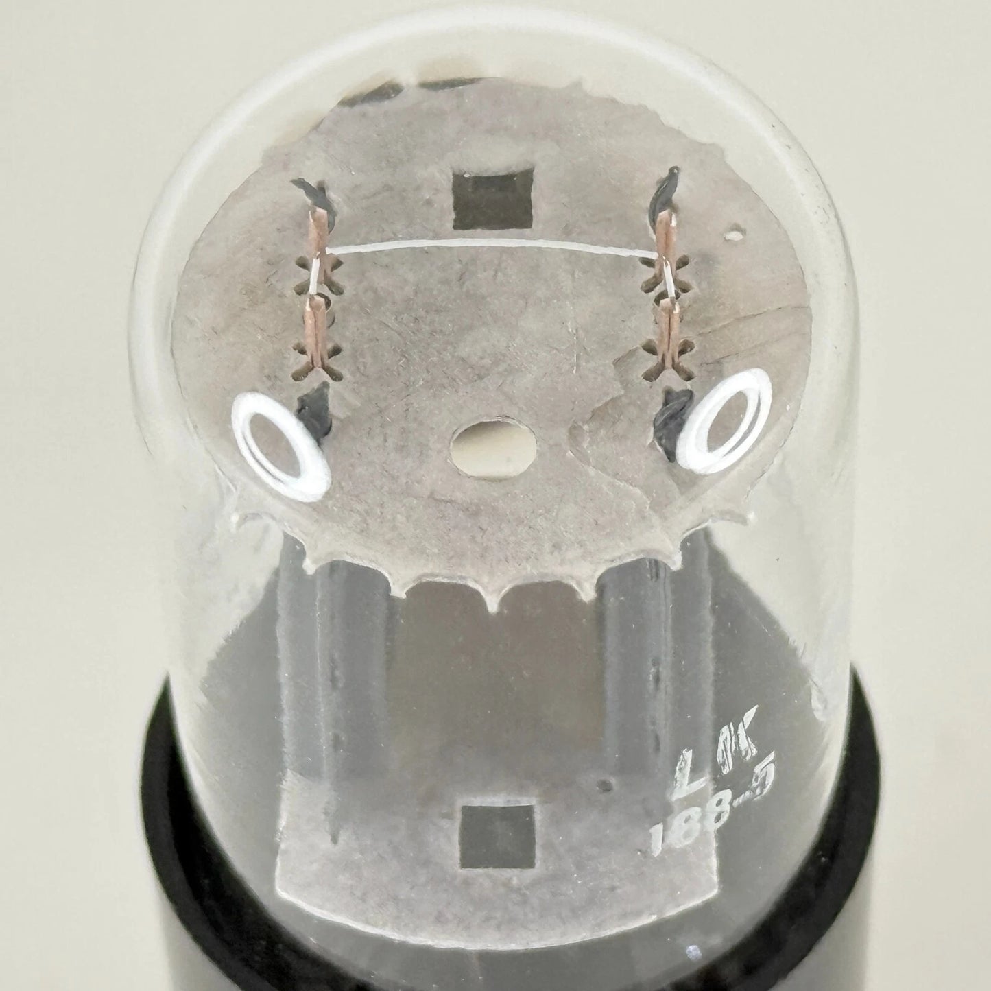(1) Tested Balanced GE 6SN7GTB Tube Glow Top Filament O Getter Code LK 6SN7GT