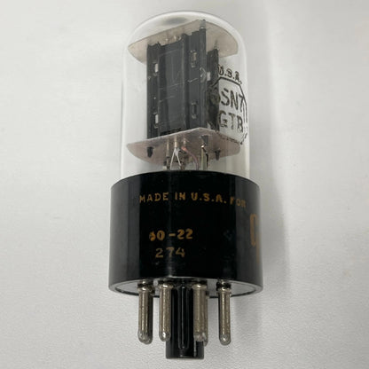 (1) Tested 1960 Gibson by RCA 6SN7GTB Tube Black Plates Code 60-22 RCA 6SN7GT