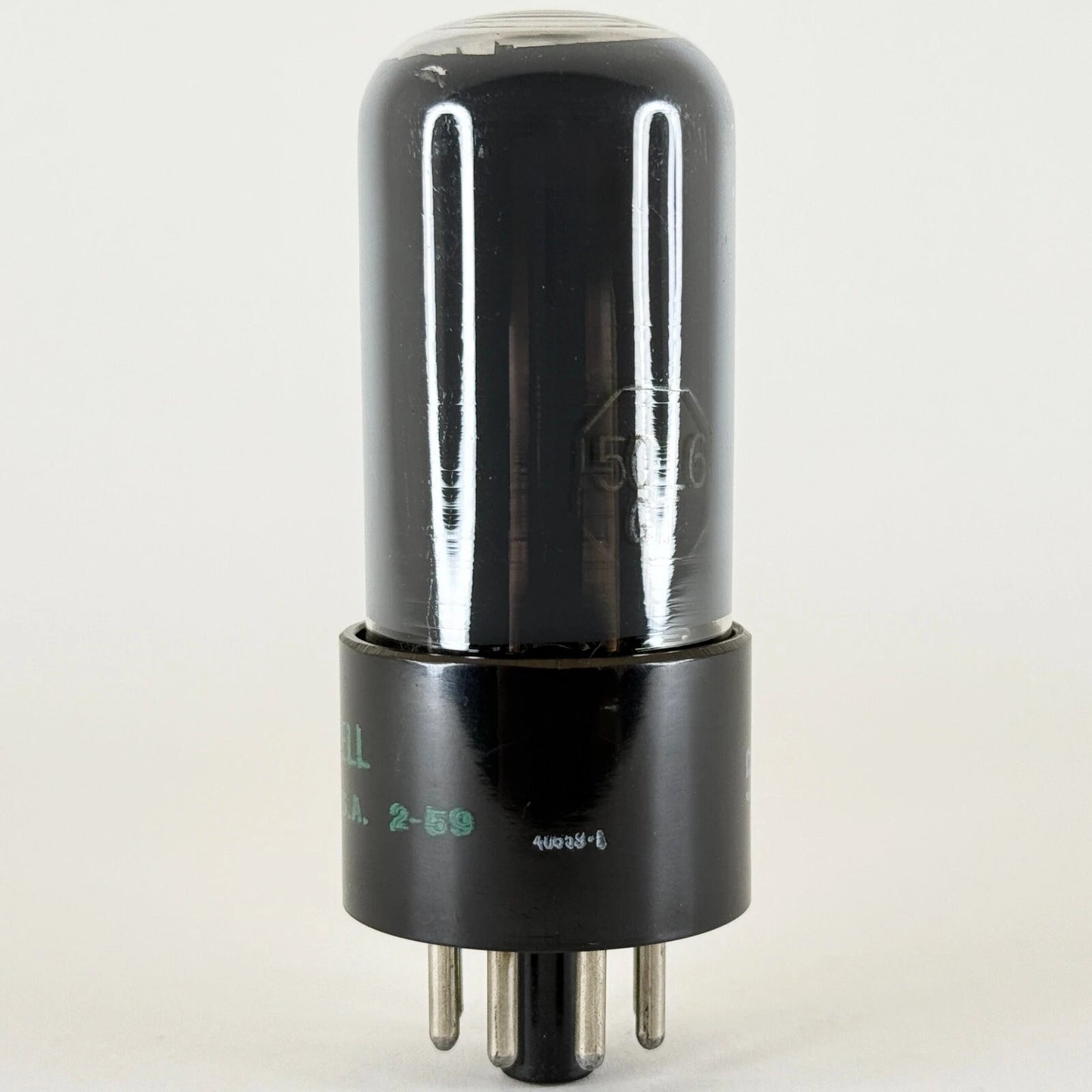 (1) Tested Cornell 50L6GT Tube Date Code 2-59 50L6 GT Power Tube