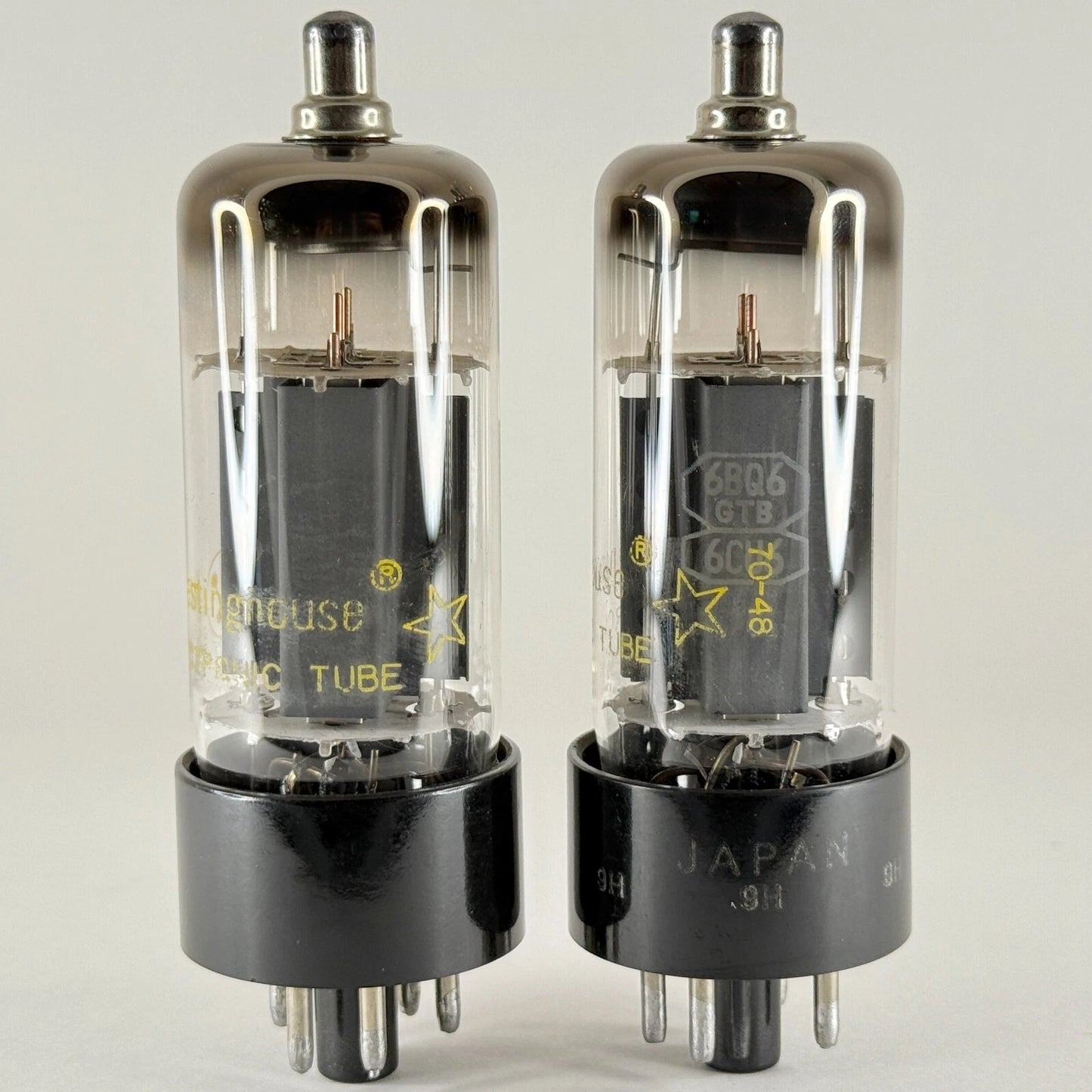 Matched Westinghouse 6BQ6GTB/6CU6 Tubes with Boxes Date Code 70-48 6CU6 6BQ6 GTB