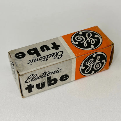 (1) Tested GE 6BV8 Tube with Box Date Code SW General Electric 6BV8 Twin Diode