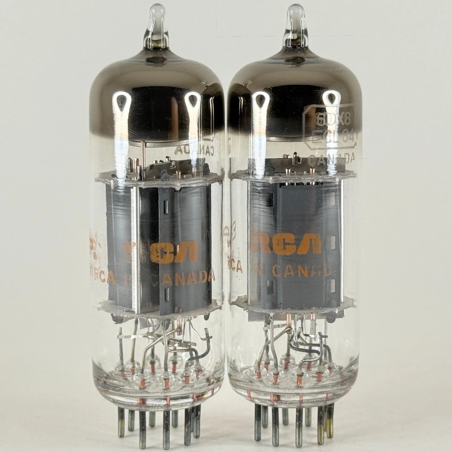 Tested Matched Pair RCA 6DX8/ECL84 Tubes with Boxes Codes EP 6DX8 Tubes ECL84