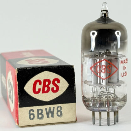 (1) Tested CBS 6BW8 Tube with Box Date Code DO Twin Diode Sharp Cutoff Pentode
