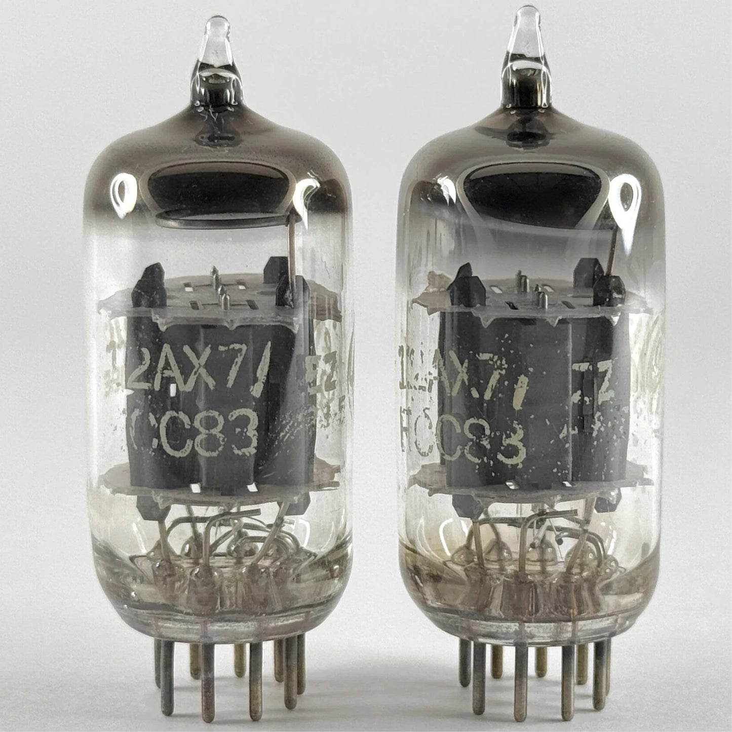 (1) Tested Matched and Balanced Pair GE 12AX7/ECC83 Tubes Code EZ 12AX7 Tubes