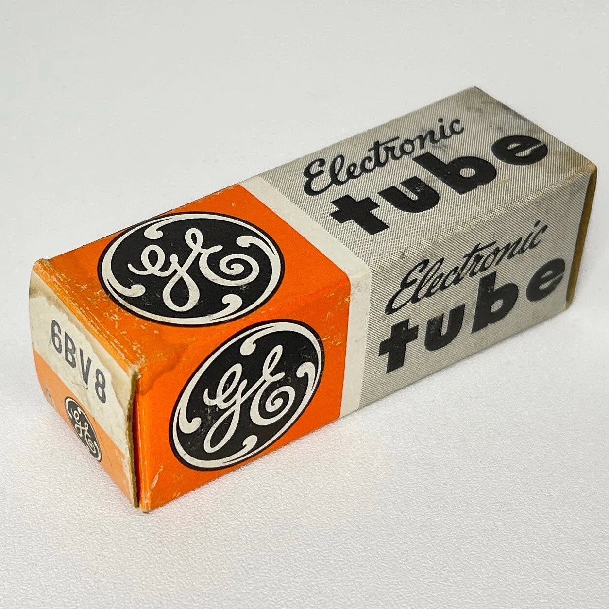 (1) Tested GE 6BV8 Tube with Box Date Code SW General Electric 6BV8 Twin Diode