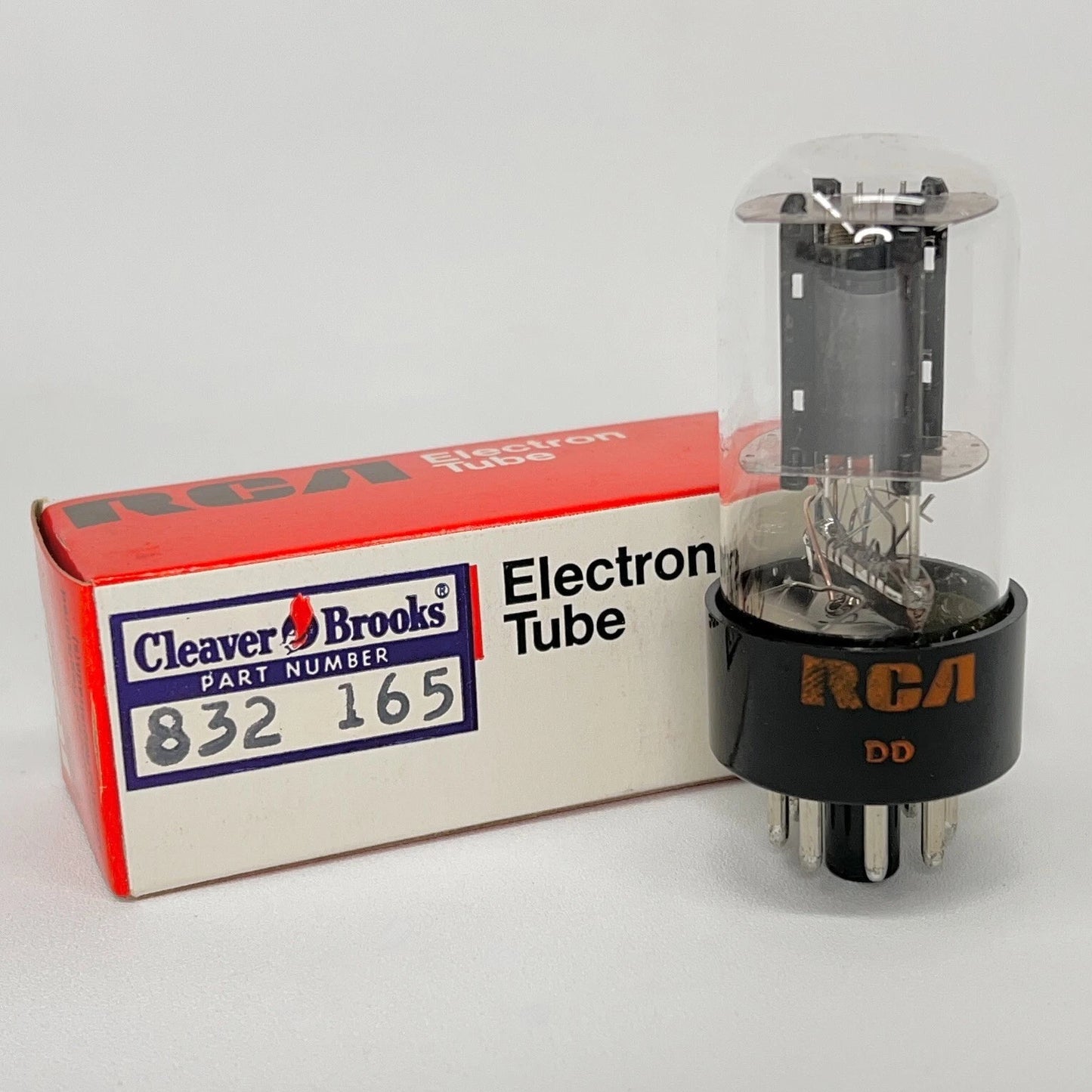 (1) Tested RCA 12SL7GT Tube Black Plates Code DD Cleaver Brooks Box 12SL7 GT (c)