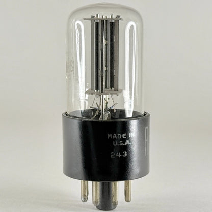 (1) Tested Balanced RCA 25Z6GT Tube Date Code 243 25Z6 GT Rectifier Tube