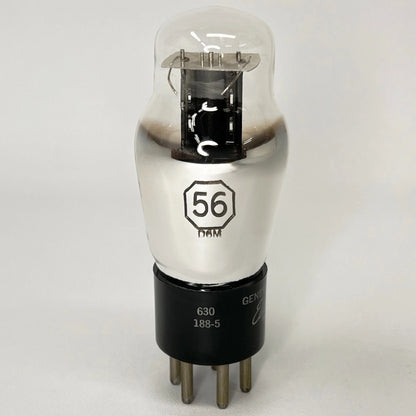 (1) Tested Very Strong GE Type 56 Tube Date Code 630 General Electric 56 Tube