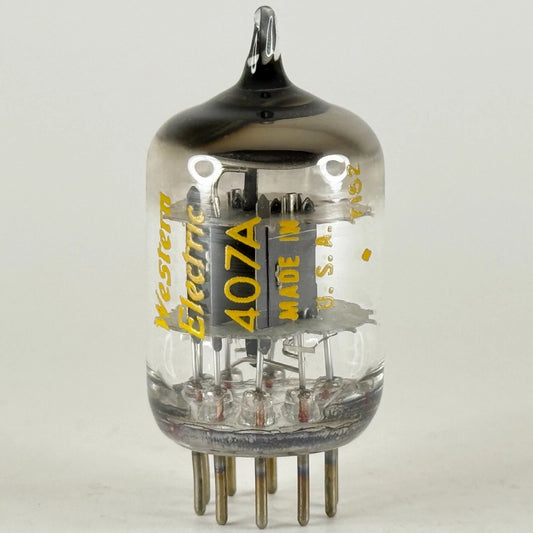 (1) Tested 1971 Western Electric 407A Tube Date Code 7152 407 A Double Triode