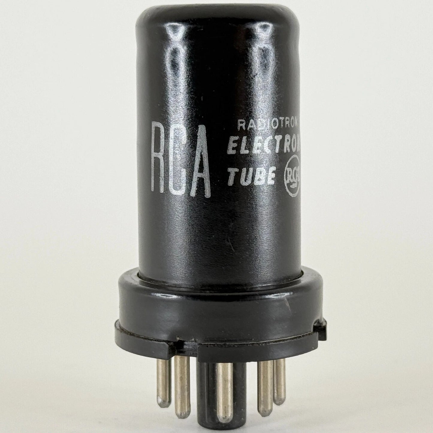 (1) Tested RCA 6C5 Tube Date Code 817 Medium Mu Triode Black Metal Tube