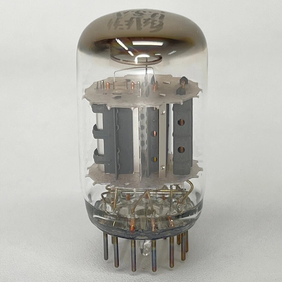 (1) Tested GE 6AF11 Tube Compactron Dual Triode Sharp Cutoff Pentode Tube (a)