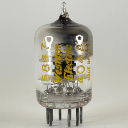 (1) Tested 1954 Western Electric 5847 404A Tube Black Plate Square Halo Code 426