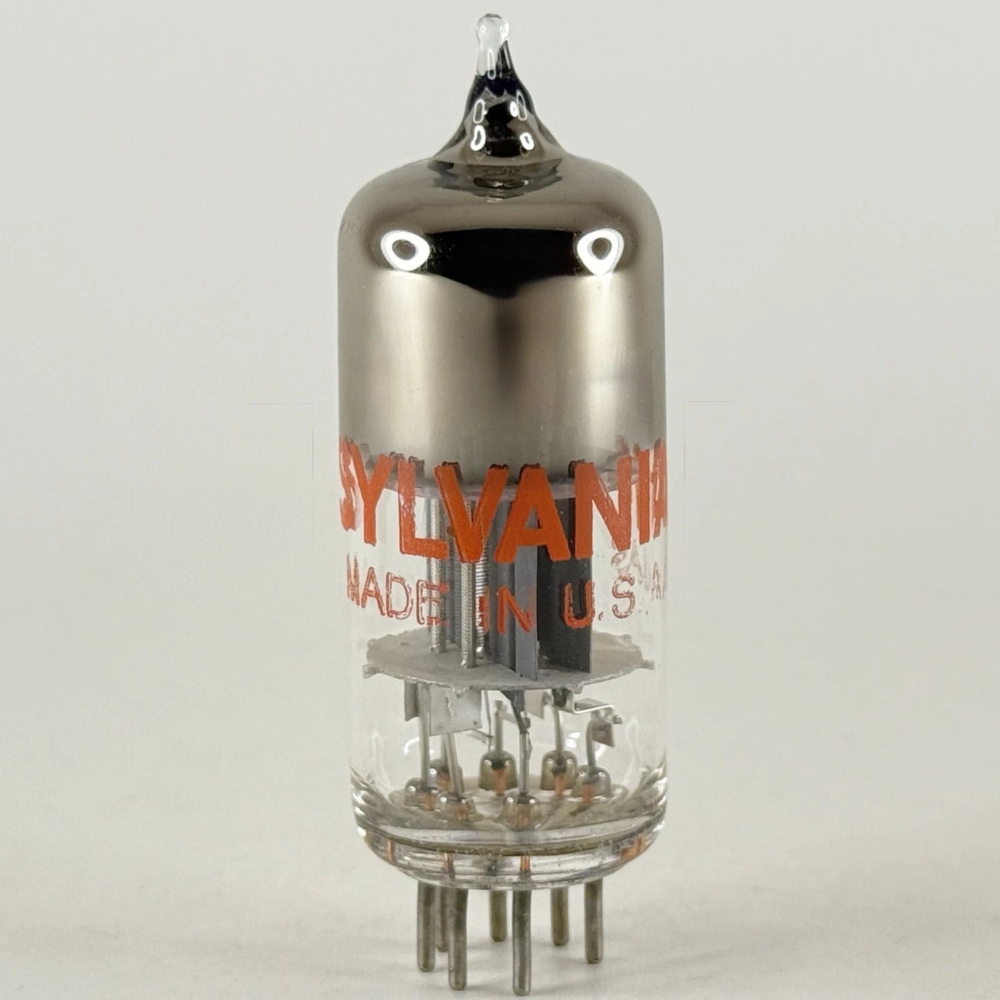 (1) Tested Very Strong Sylvania 6J6A Tube Code if JAS 6J6 A Twin Triode Tube