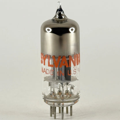 (1) Tested Very Strong Sylvania 6J6A Tube Code if JAS 6J6 A Twin Triode Tube