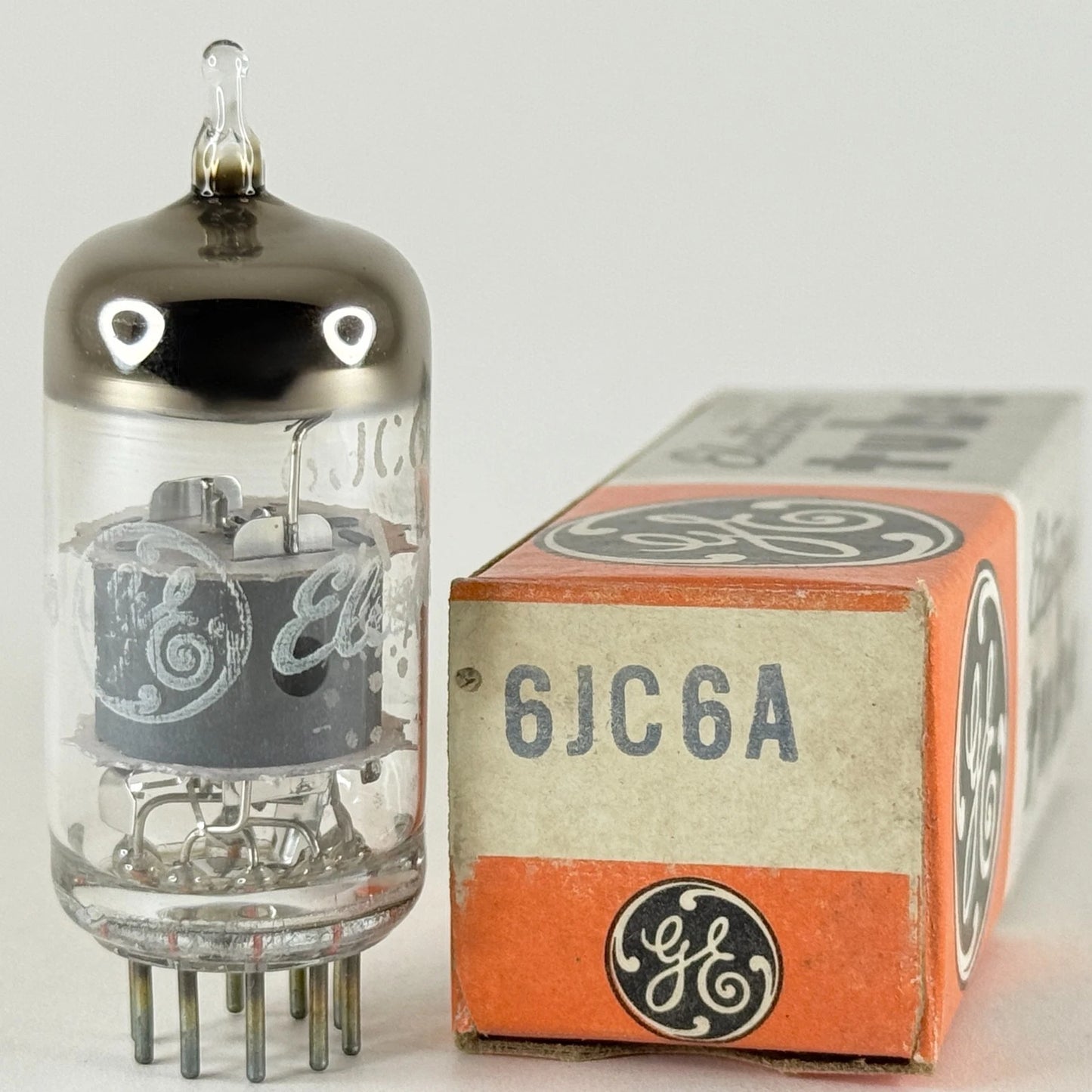 (1) Tested Strong GE 6JC6A Tube with Box Date Code CS 6JC6 A Pentode Vacuum Tube