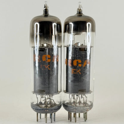Tested Matched Pair RCA 6EM5 Tubes and Boxes Date Codes EK Beam Power Tubes
