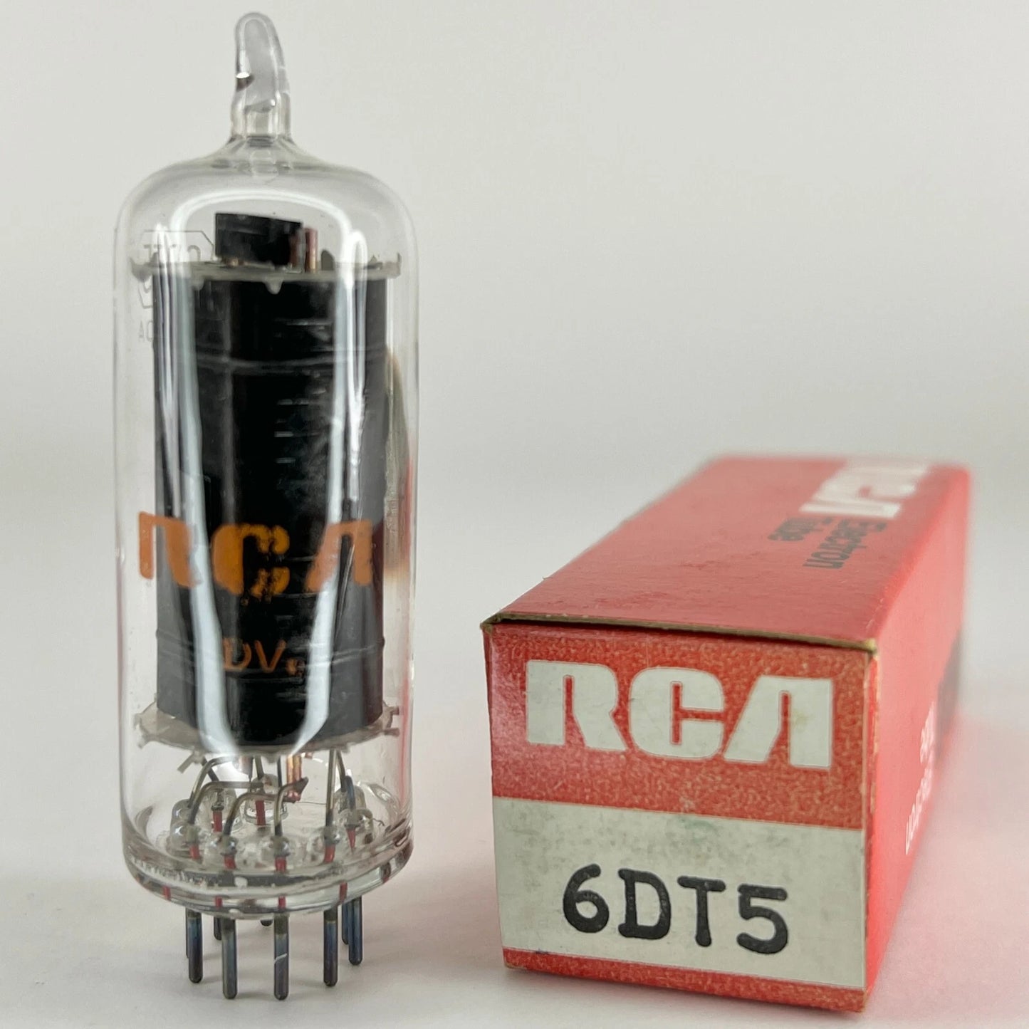 (1) Tested RCA 6DT5 Tube with Box Date Code DV Canada RCA Beam Power Tube (b)