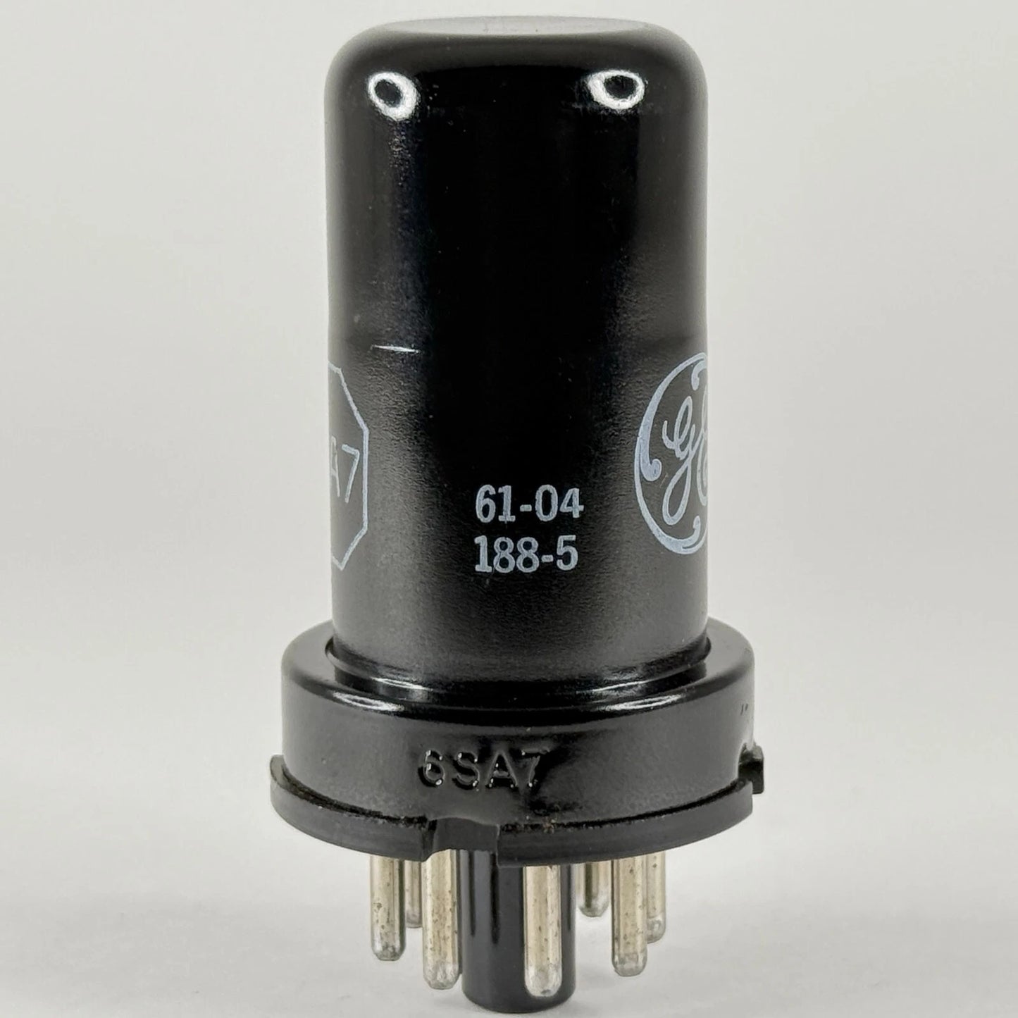 (1) Tested Strong GE 6SA7 Tube with Box Date Code 61-04 Pentagrid Converter Tube