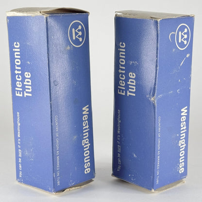 Matched Westinghouse 6BQ6GTB/6CU6 Tubes with Boxes Date Code 70-48 6CU6 6BQ6 GTB