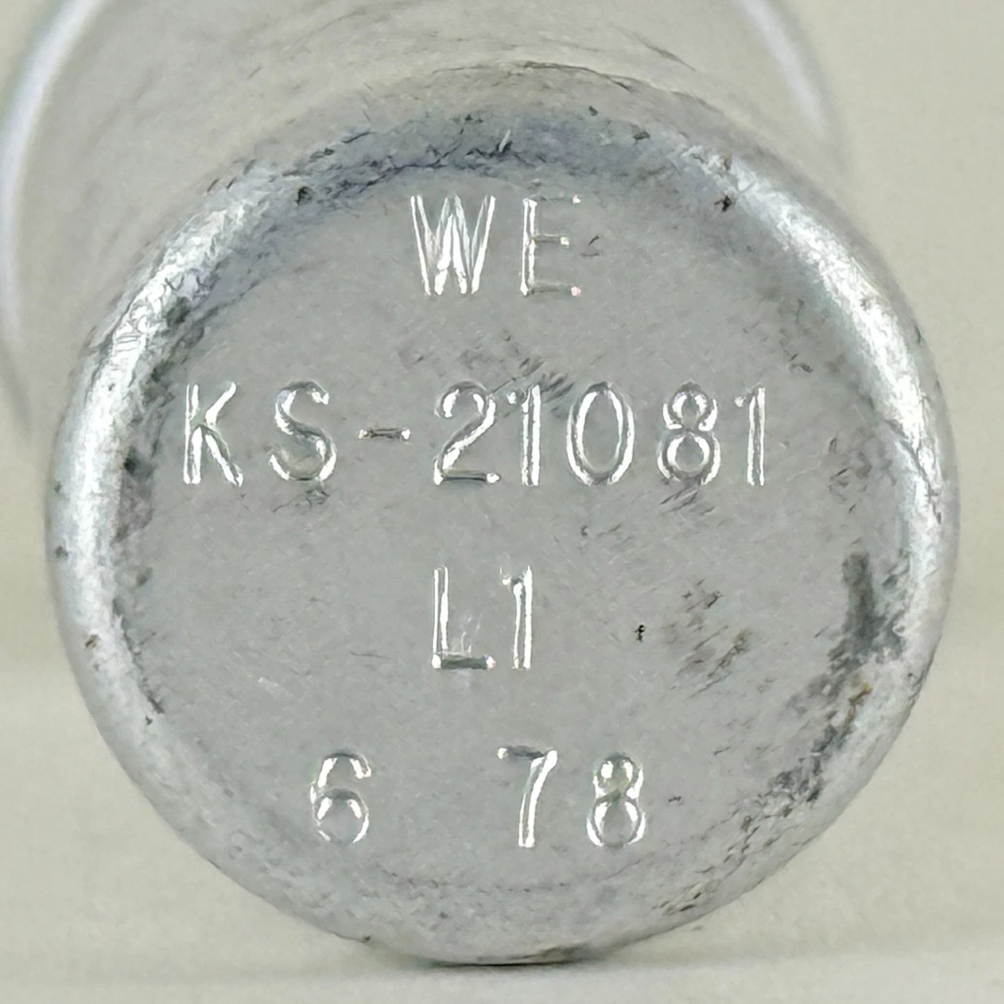 Lot of (3) Untested Western Electric Tubes 6141/427A F-55789 HIN KS-21081 (2D21)