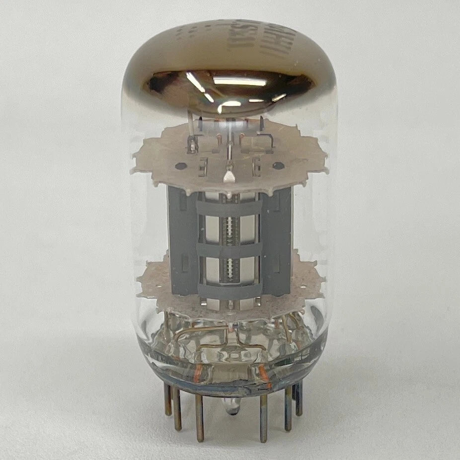 (1) Tested GE 6AF11 Tube Compactron Dual Triode Sharp Cutoff Pentode Tube (a)