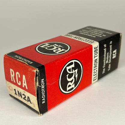 (1) Tested RCA 1N2A Tube with Box Date Code MD RCA 1N2 A Rectifier Vacuum Tube