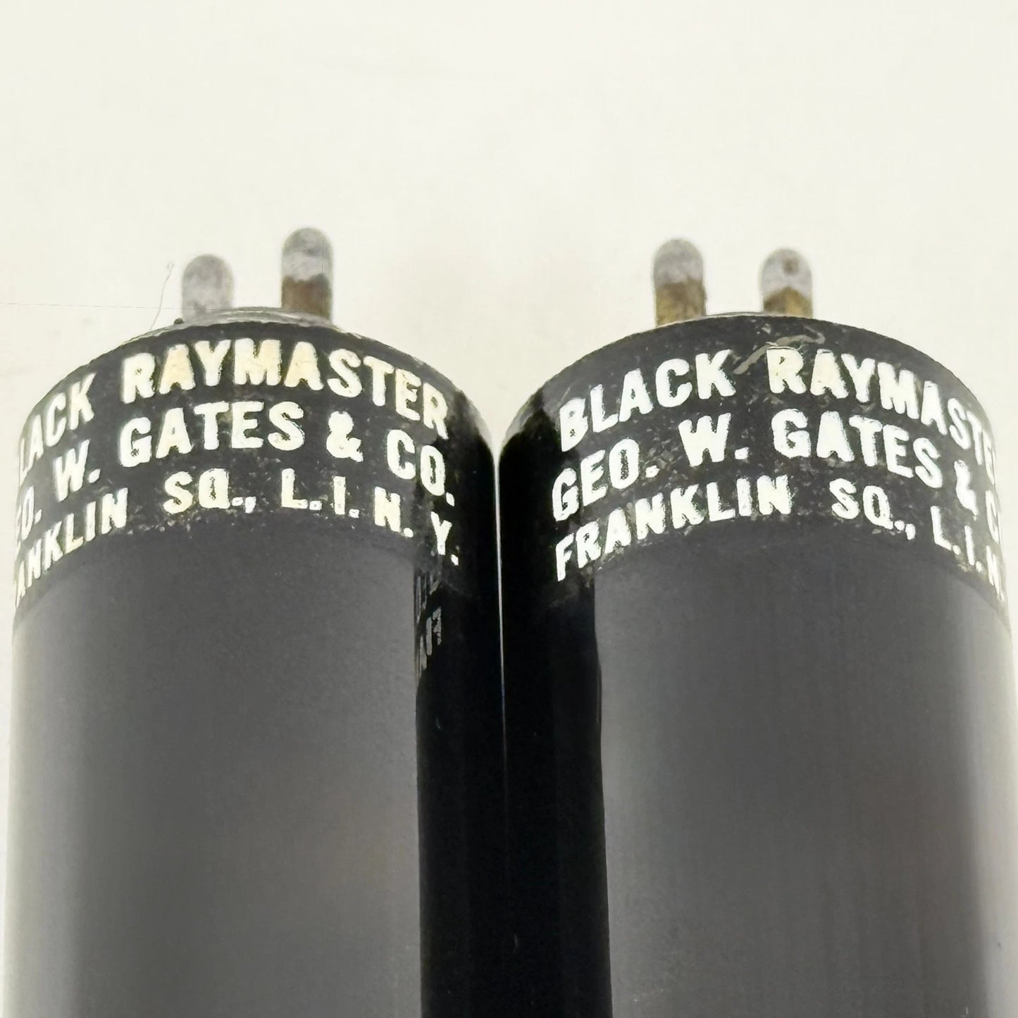 Antique Vintage Black Raymaster 275545 UV Bulbs Lamps 5873 George Gates & Co