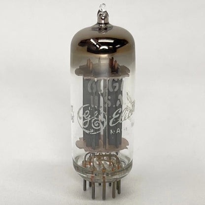 (1) Tested GE 6CG7 Tube Date Code LT General Electric 6CG7 Twin Triode Tube