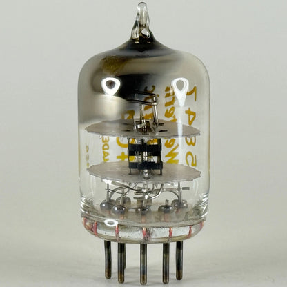(1) Tested 1954 Western Electric 5847 404A Tube Black Plate Square Halo Code 426