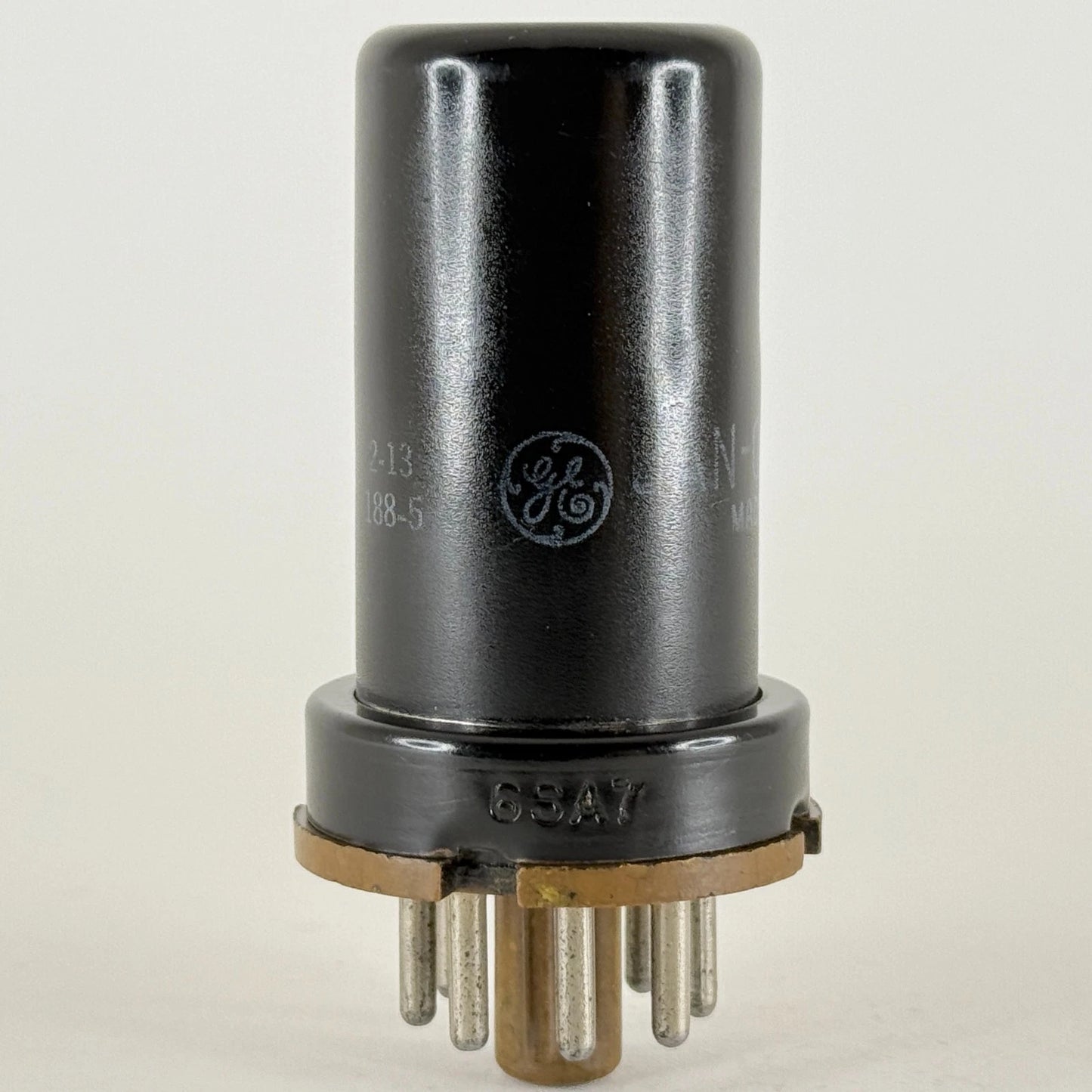 (1) Tested GE JAN CG 6SA7 Tube Date Code 2-13 JAN-CG-6SA7Y Pentagrid Converter