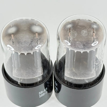 Tested Matched Pair GE 12SN7GTA Tubes Gray Plates Date Codes 58-43 12SN7 GTA