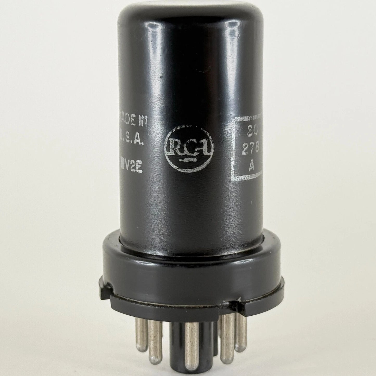 (1) Tested RCA JAN CRC 6SF7 Tube Date Code V2E RCA Mil Spec Diode Pentode Tube